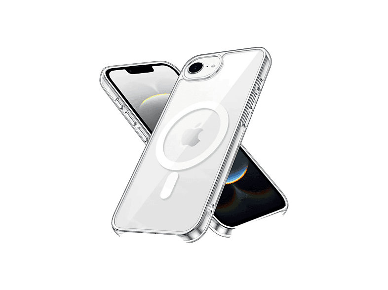 NEWFACE iPhone 16E Uyumlu Pc Real Magsafe Telefon Kılıfı Şeffaf