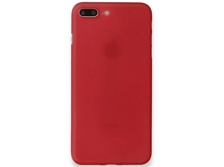 NEWFACE iPhone 8 Plus Uyumlu Pp Ultra İnce Telefon Kılıfı Kırmızı