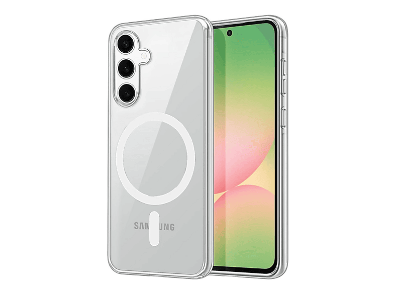 NEWFACE Samsung Galaxy A16 5G Uyumlu Combo Sert Magsafe Telefon Kılıfı Şeffaf