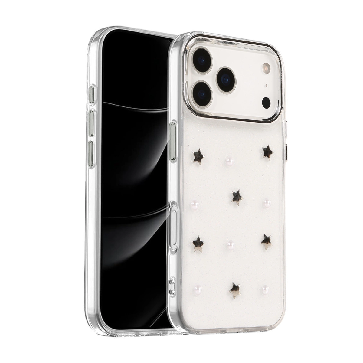 NEWFACE iPhone 17 Pro Uyumlu Fiyonk Desenli Telefon Kılıfı Çok Renkli