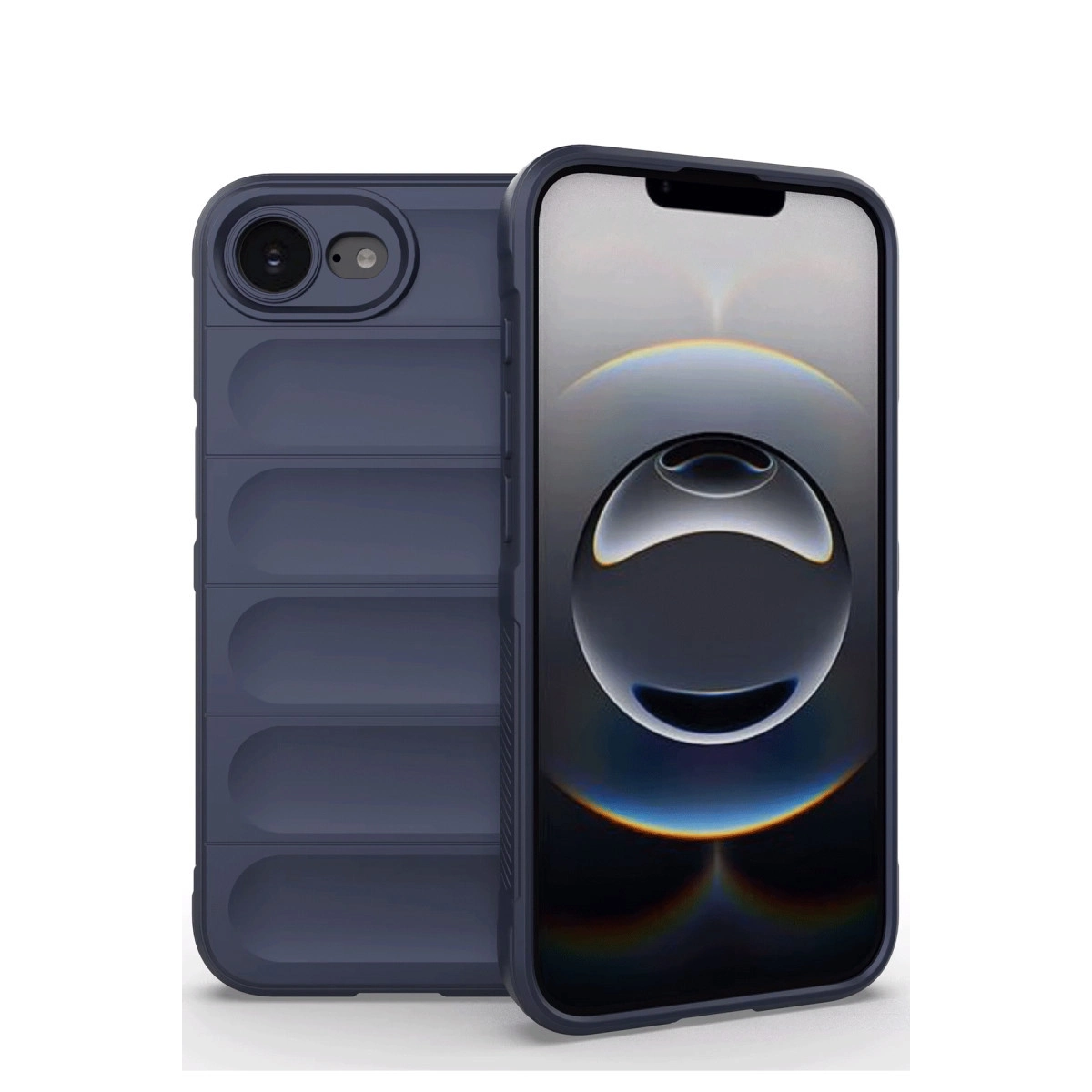 NEWFACE iPhone 16e Uyumlu Optimum Silikon Telefon Kılıfı Lacivert