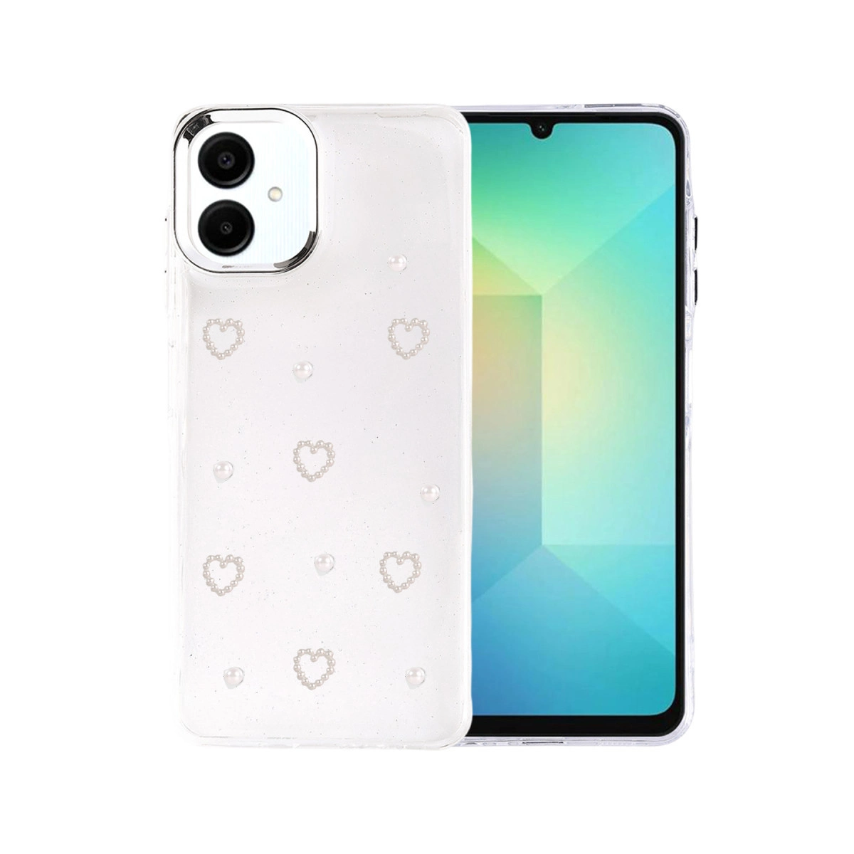 NEWFACE Samsung Galaxy A07 4G Uyumlu Fiyonk Desenli Telefon Kılıfı Çok Renkli