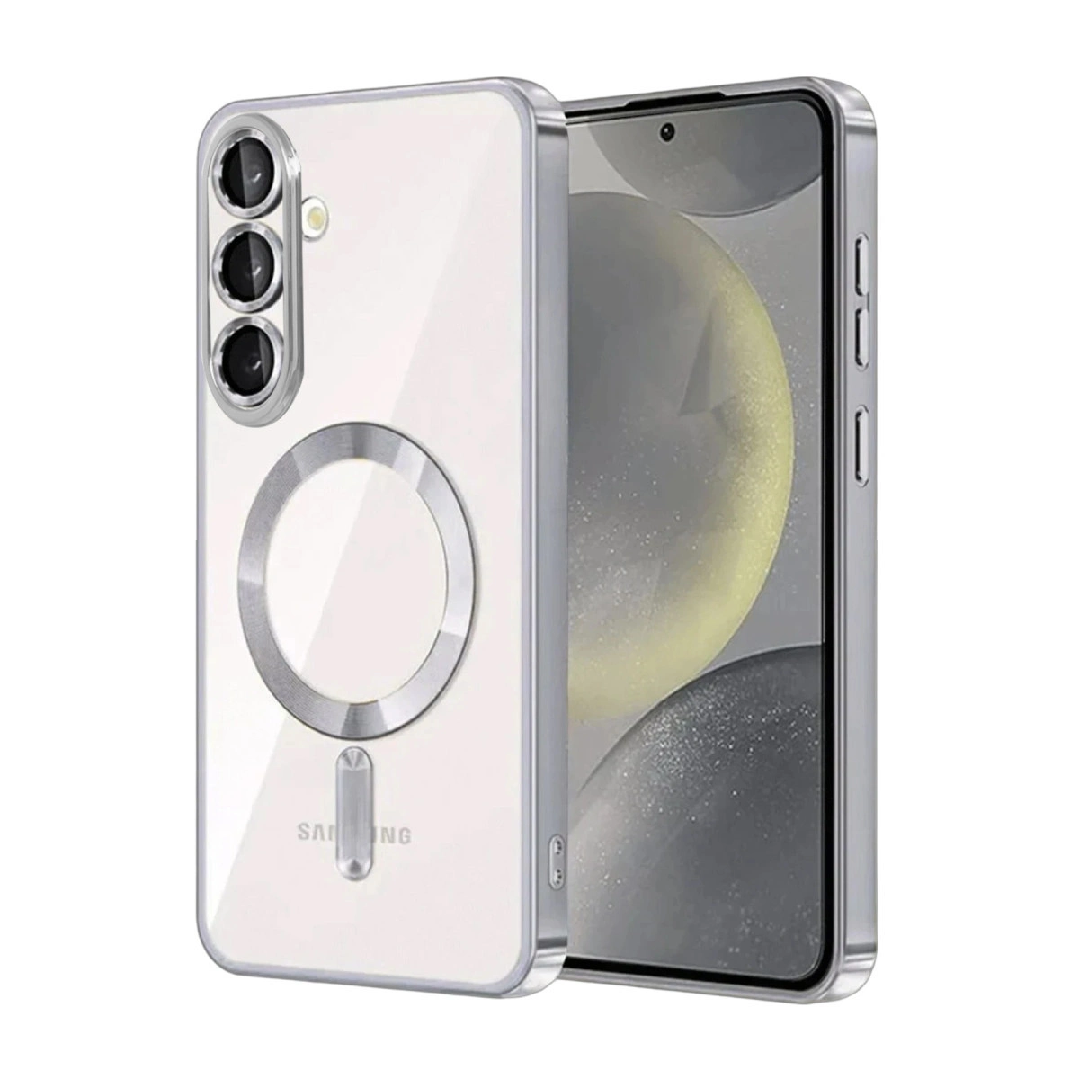 EVIMDEYOKYOK Samsung Galaxy A37 5G Uyumlu Kross Magneticsafe Kapak Telefon Kılıfı Titan Gri
