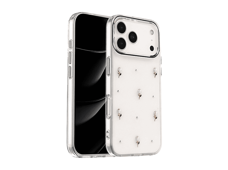 NEWFACE iPhone 17 Pro Uyumlu Fiyonk Desenli Telefon Kılıfı Çok Renkli