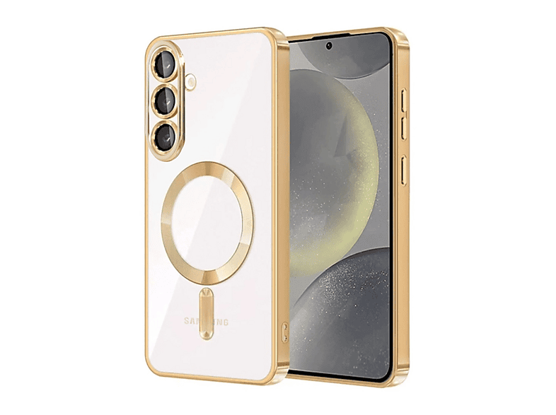 NEWFACE Samsung Galaxy S26 Uyumlu Kross Magneticsafe Telefon Kılıfı Gold
