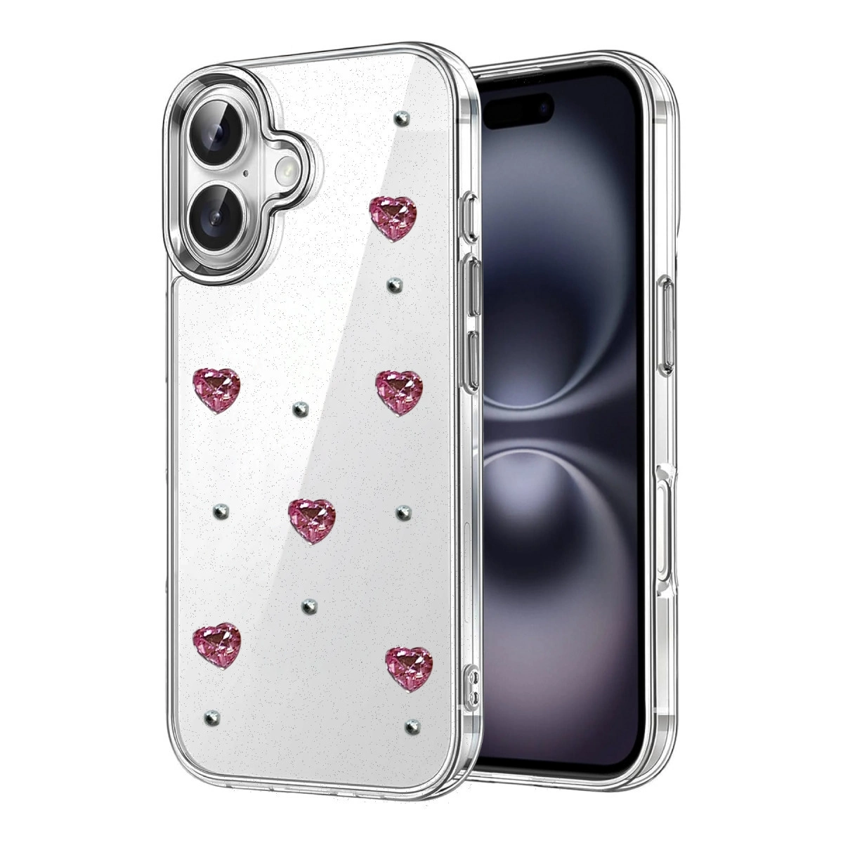 NEWFACE iPhone 17 Uyumlu Fiyonk Desenli Telefon Kılıfı Çok Renkli