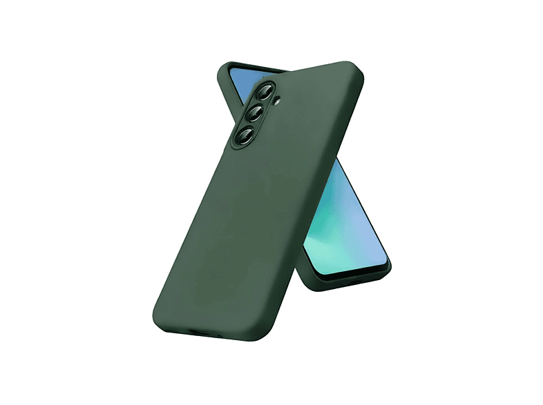 NEWFACE Samsung Galaxy A57 5G Uyumlu First Silikon Telefon Kılıfı Yeşil