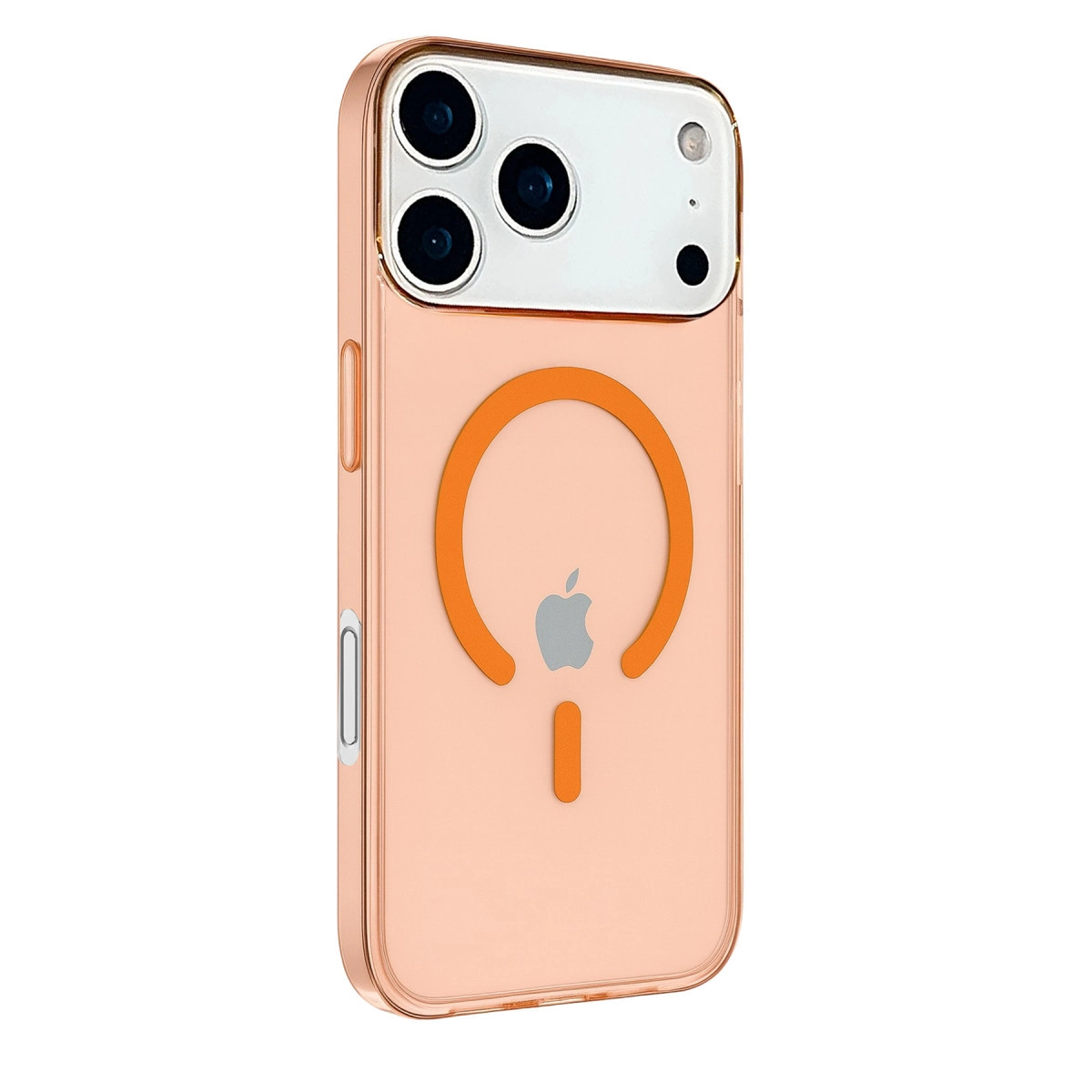 NEWFACE iPhone 17 Pro Uyumlu Pc Real Magsafe Kapak Telefon Kılıfı Turuncu