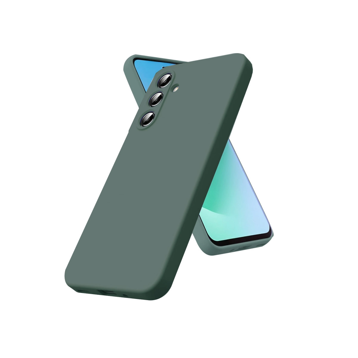 NEWFACE Samsung Galaxy A17 5G Uyumlu First Silikon Telefon Kılıfı Yeşil