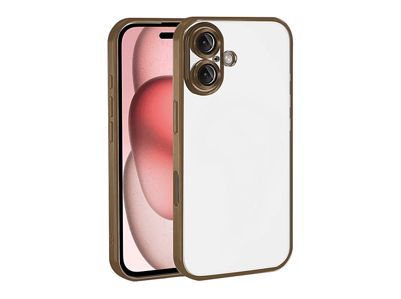 NEWFACE iPhone 17 Uyumlu Kamera Korumalı Lensli Silikon Telefon Kılıfı Çöl Titanyum