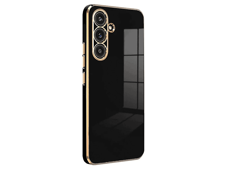 NEWFACE Samsung Galaxy S25 Fe Uyumlu Volet Silikon Telefon Kılıfı Siyah