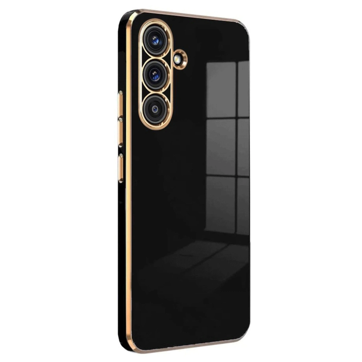 NEWFACE Samsung Galaxy A17 5G Uyumlu Volet Silikon Telefon Kılıfı Siyah