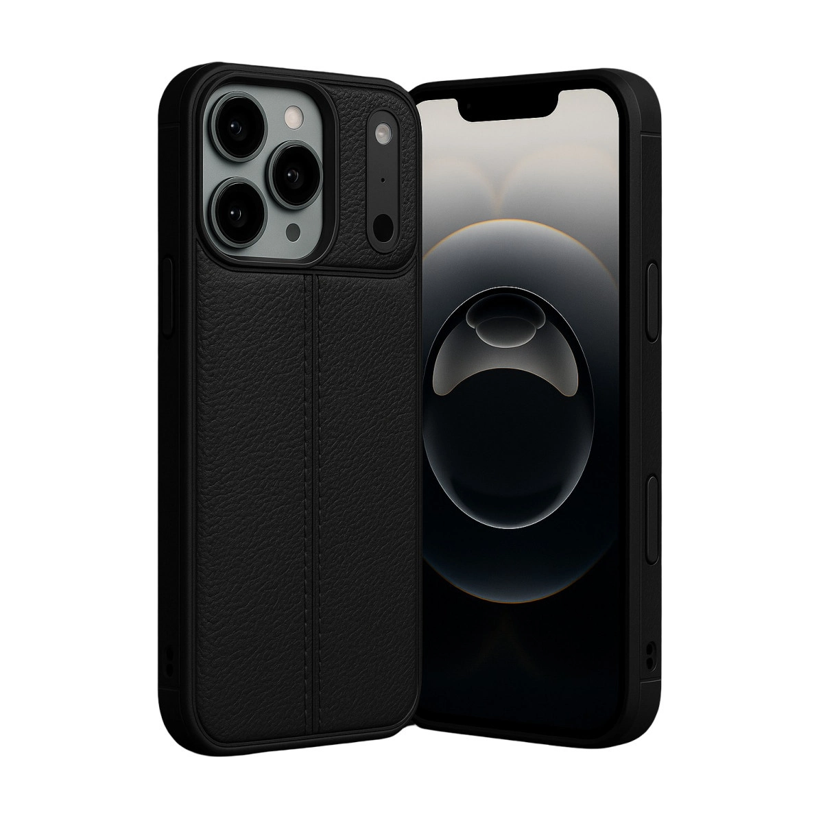 NEWFACE iPhone 17 Pro Uyumlu Auto Focus Kapak Telefon Kılıfı Siyah