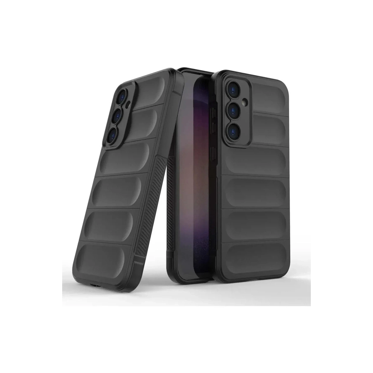 NEWFACE Samsung Galaxy A07 Uyumlu Optimum Silikon Telefon Kılıfı Siyah