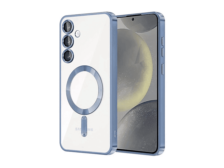 NEWFACE Samsung Galaxy A55 5G Uyumlu Kross Magneticsafe Kapak Telefon Kılıfı Mavi