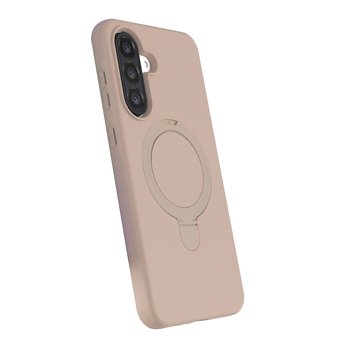 NEWFACE Samsung Galaxy A17 5G Uyumlu Regal Magsafe Standlı Kapak Telefon Kılıfı Çöl Titanyum