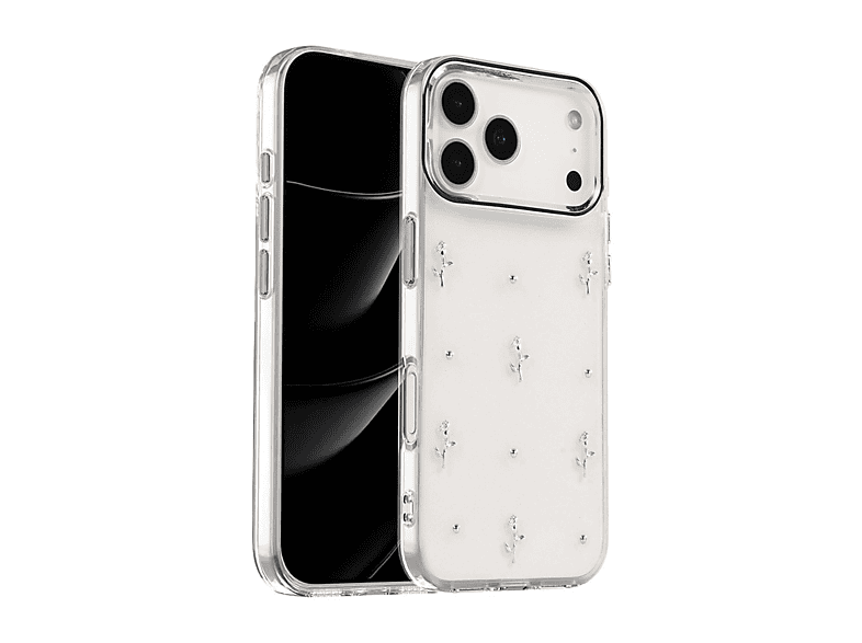 EVIMDEYOKYOK Apple İphone 17 Pro Fiyonk Desenli Kapak - Desen 4 Telefon Kılıfı Çok Renkli