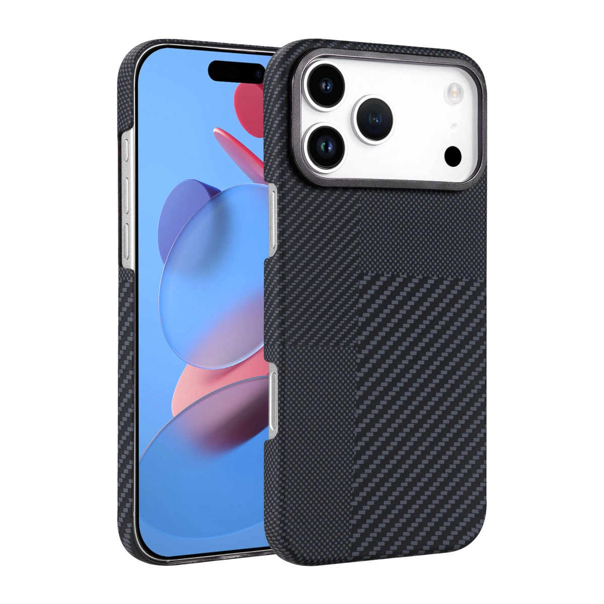 NEWFACE iPhone 17 Pro Uyumlu Vega Magsafe Telefon Kılıfı Siyah