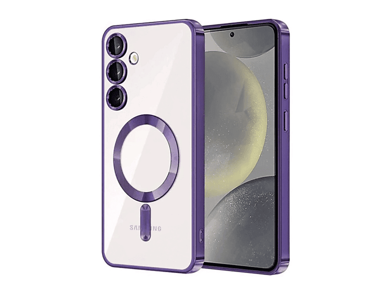 NEWFACE Samsung Galaxy A17 5G Uyumlu Kross Magneticsafe Kapak Telefon Kılıfı Mor