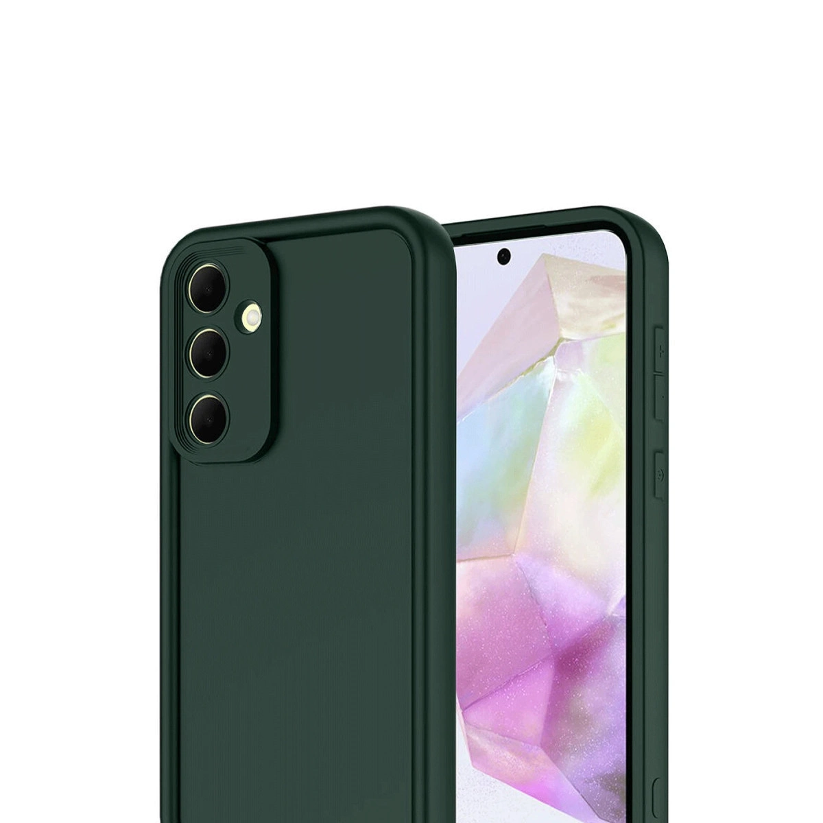 NEWFACE Samsung Galaxy A17 5G Uyumlu Viera Silikon Telefon Kılıfı Yeşil