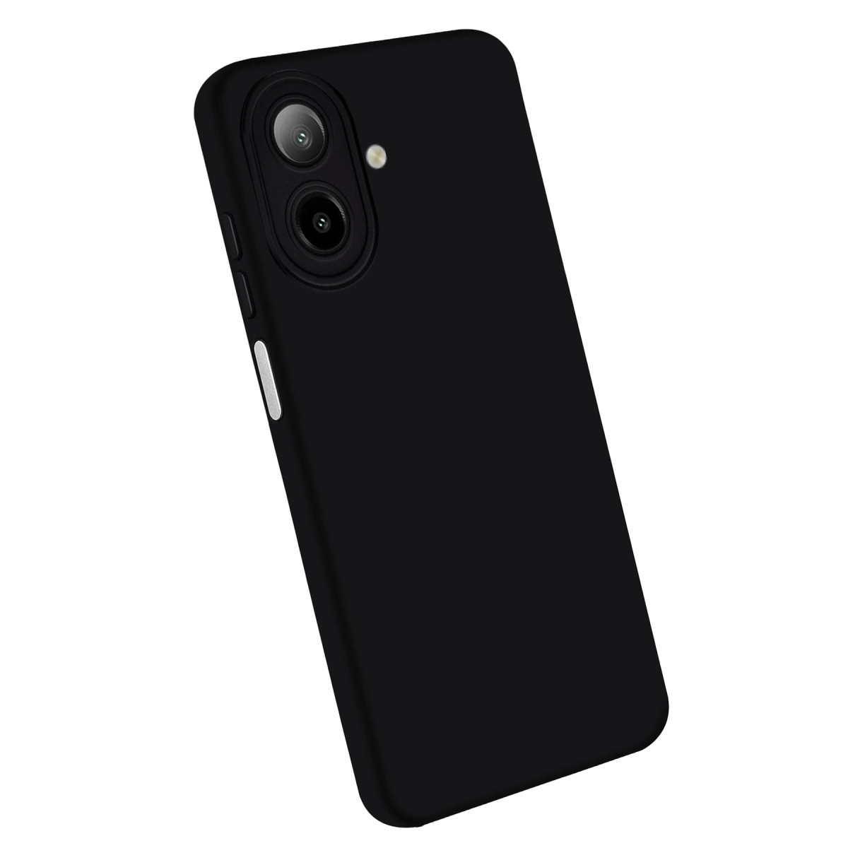 NEWFACE Samsung Galaxy A07 Uyumlu Nano İçi Kadife Silikon Telefon Kılıfı Siyah