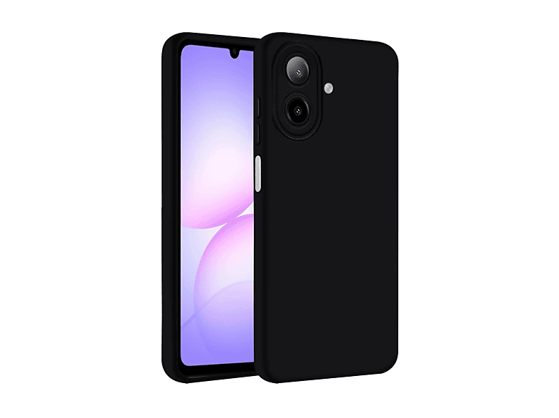 NEWFACE Samsung Galaxy A07 Uyumlu First Silikon Telefon Kılıfı Siyah