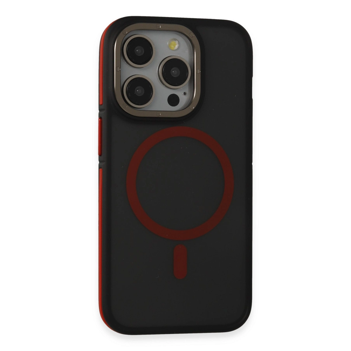 NEWFACE iPhone 14 Pro Max Uyumlu Rocky Magsafe Telefon Kılıfı Siyah