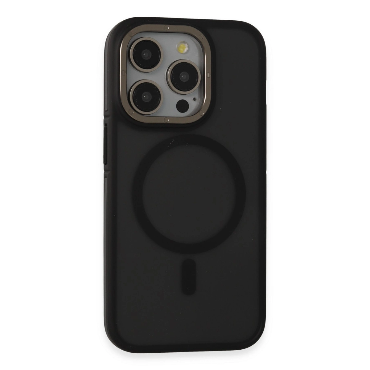 NEWFACE iPhone 15 Pro Max Uyumlu Rocky Magsafe Telefon Kılıfı Siyah