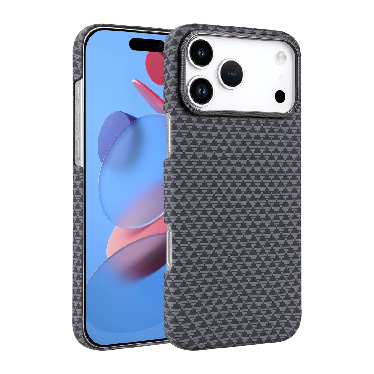 NEWFACE iPhone 17 Pro Max Uyumlu Vega Magsafe Telefon Kılıfı Gri