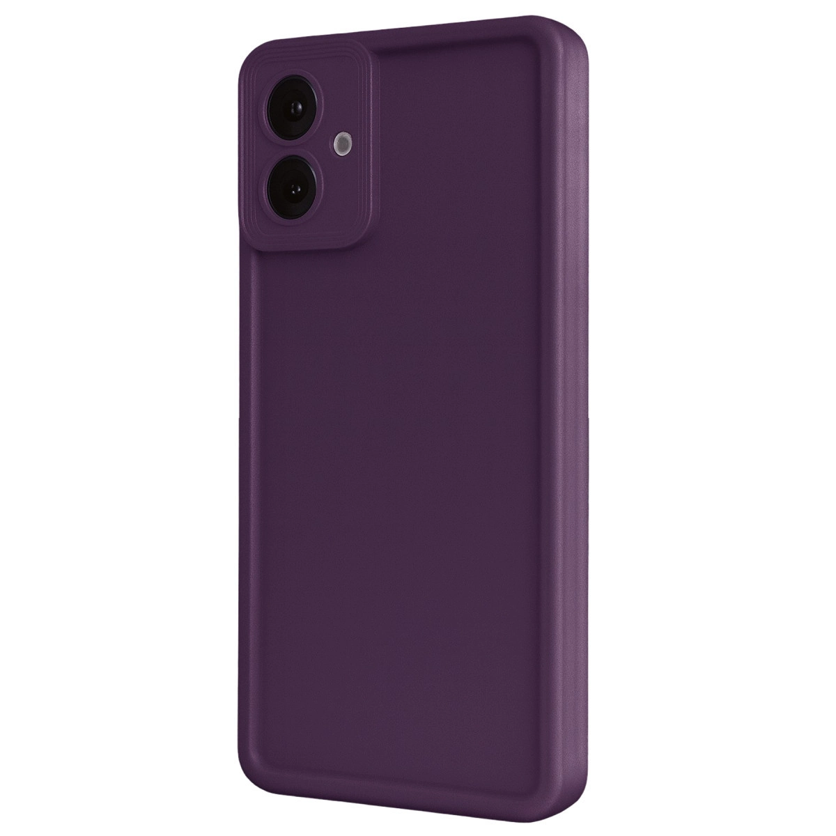 NEWFACE Samsung Galaxy A07 Uyumlu Viera Silikon Telefon Kılıfı Mürdüm