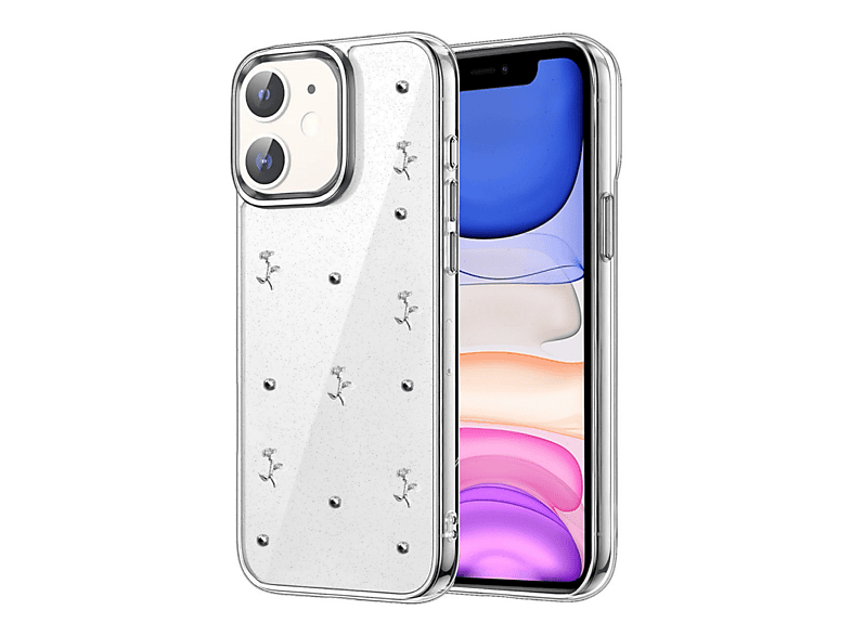 NEWFACE iPhone 12 Uyumlu Fiyonk Desenli Telefon Kılıfı Çok renkli