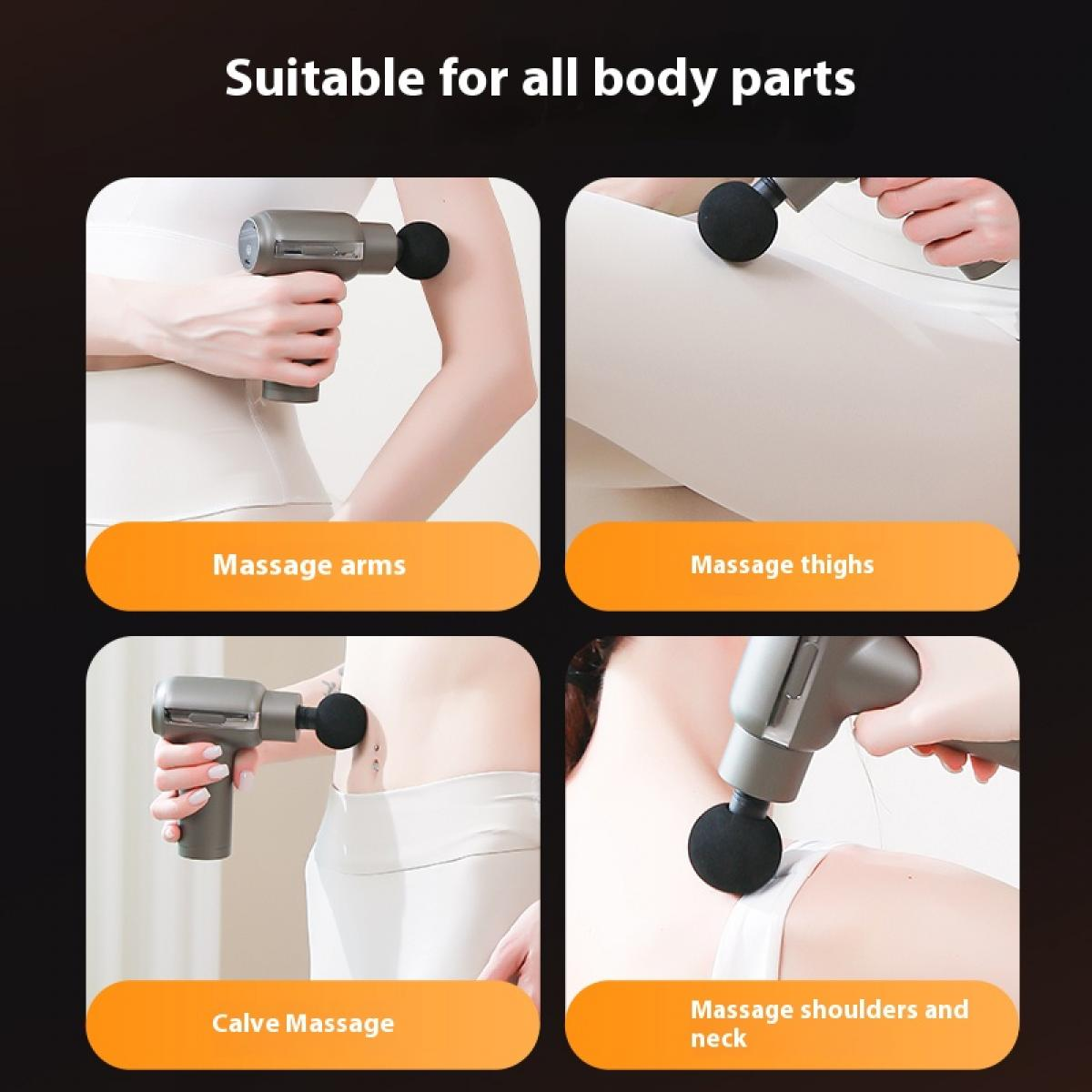 Massagegerät für Arme, Oberschenkel, Wade und Nacken.