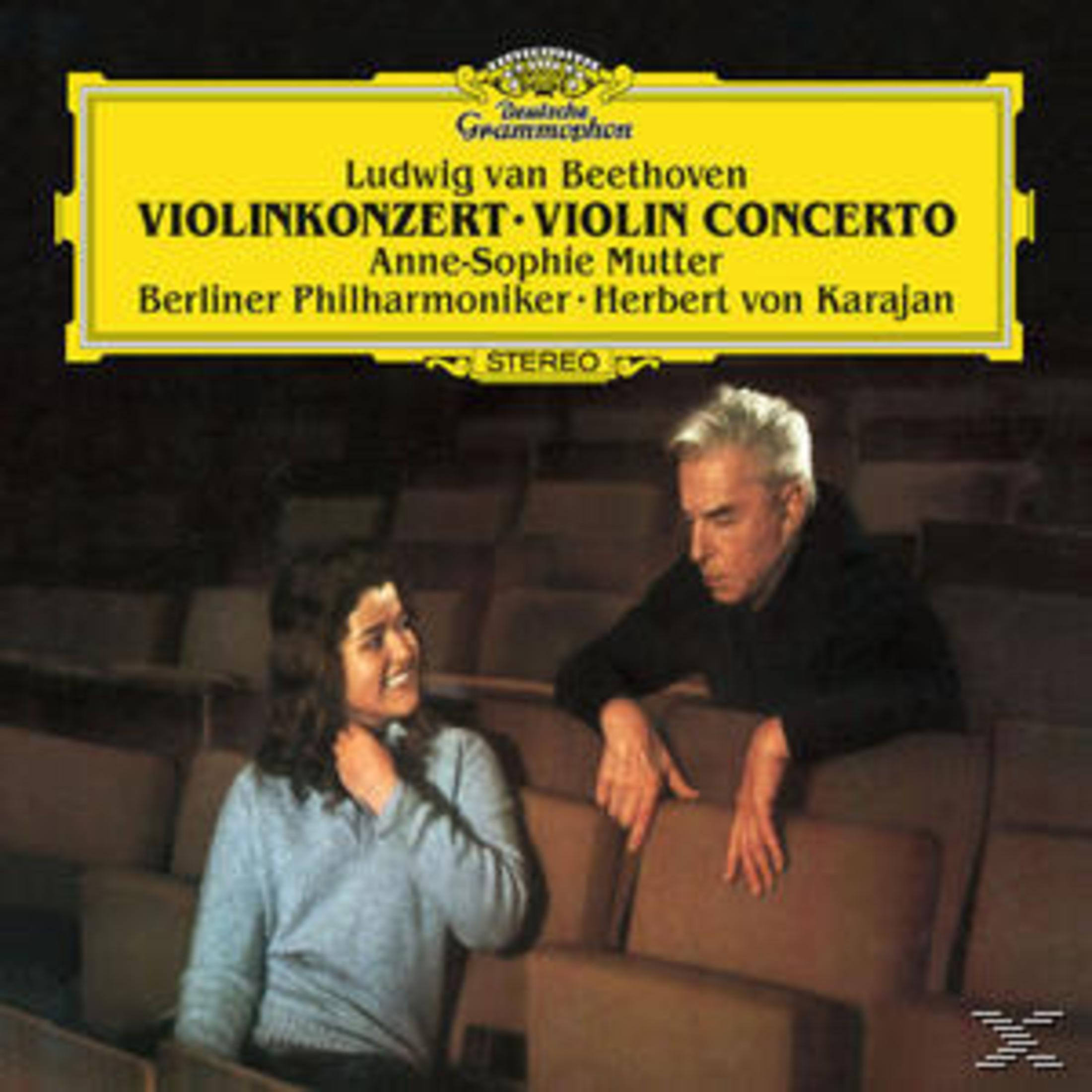 Concerto per violino di Beethoven con Anne-Sophie Mutter e Herbert von Karajan.