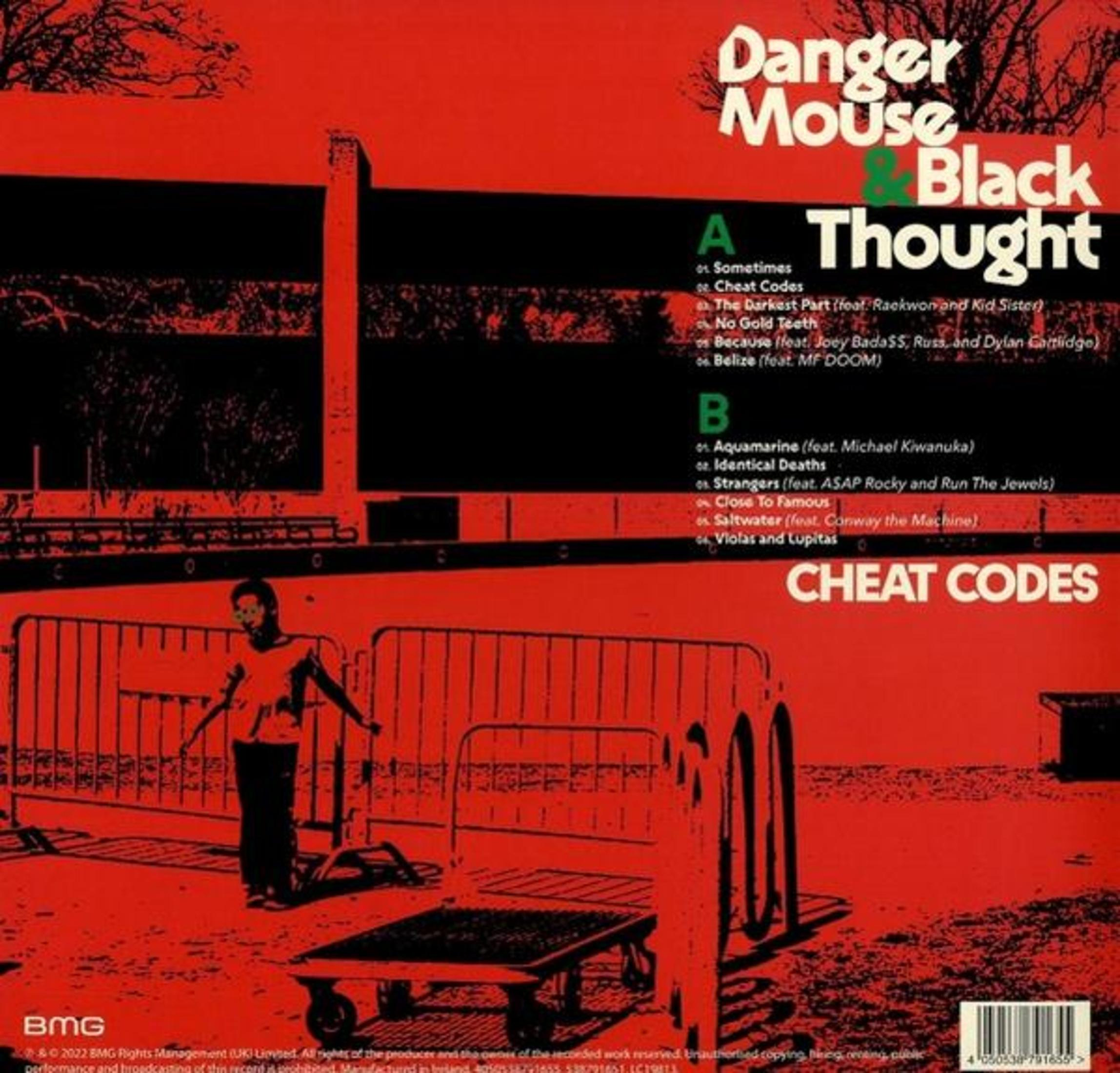 Copertina dell'album con sfondo rosso e nero, testo e un albero stilizzato.