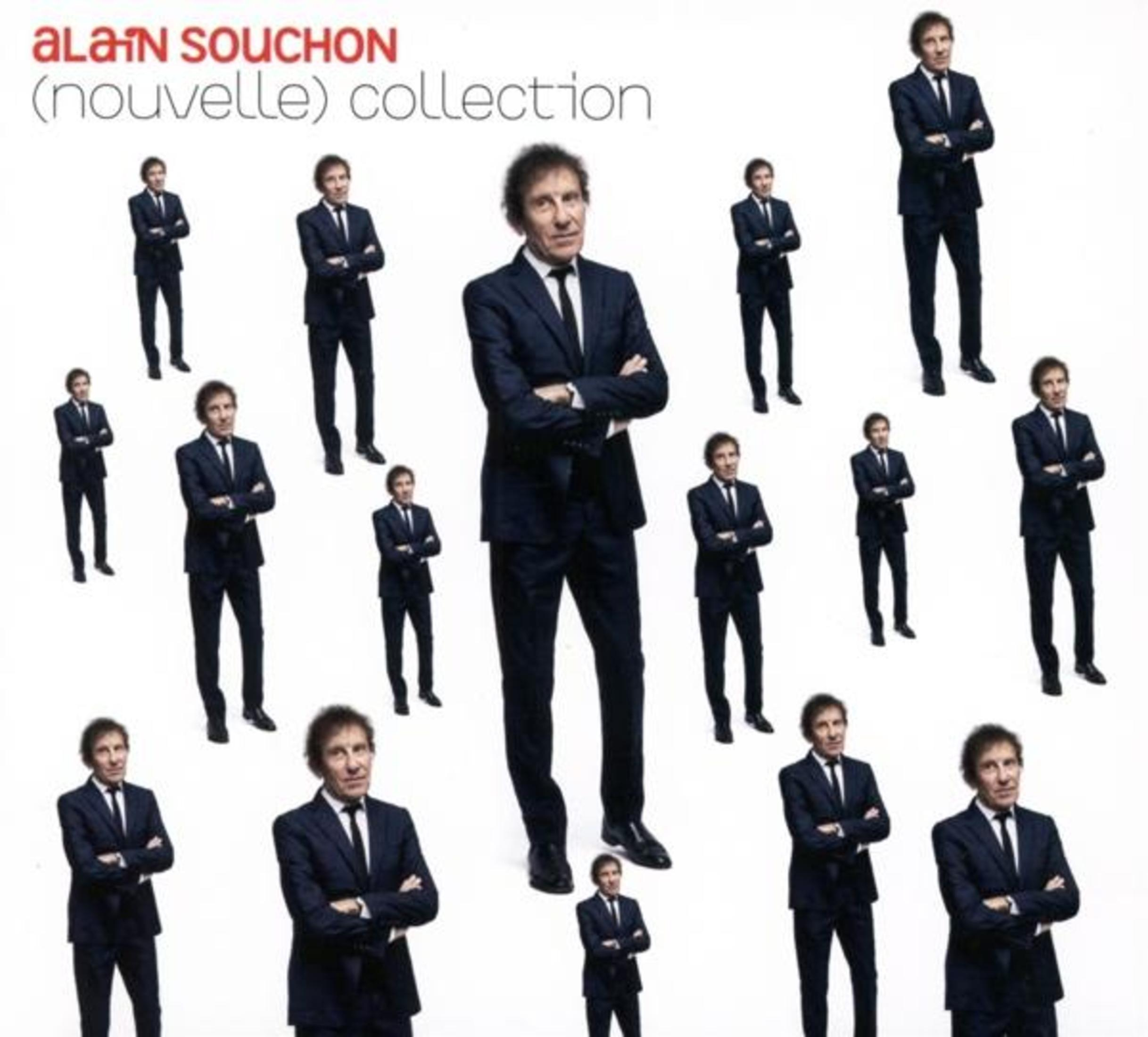 Diversi uomini in abito scuro su sfondo bianco.