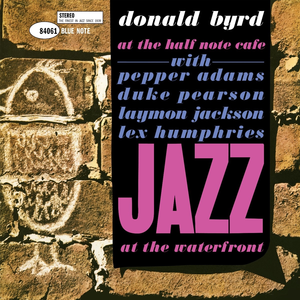 Copertina album: Donald Byrd, Jazz al Waterfront, con musicisti.