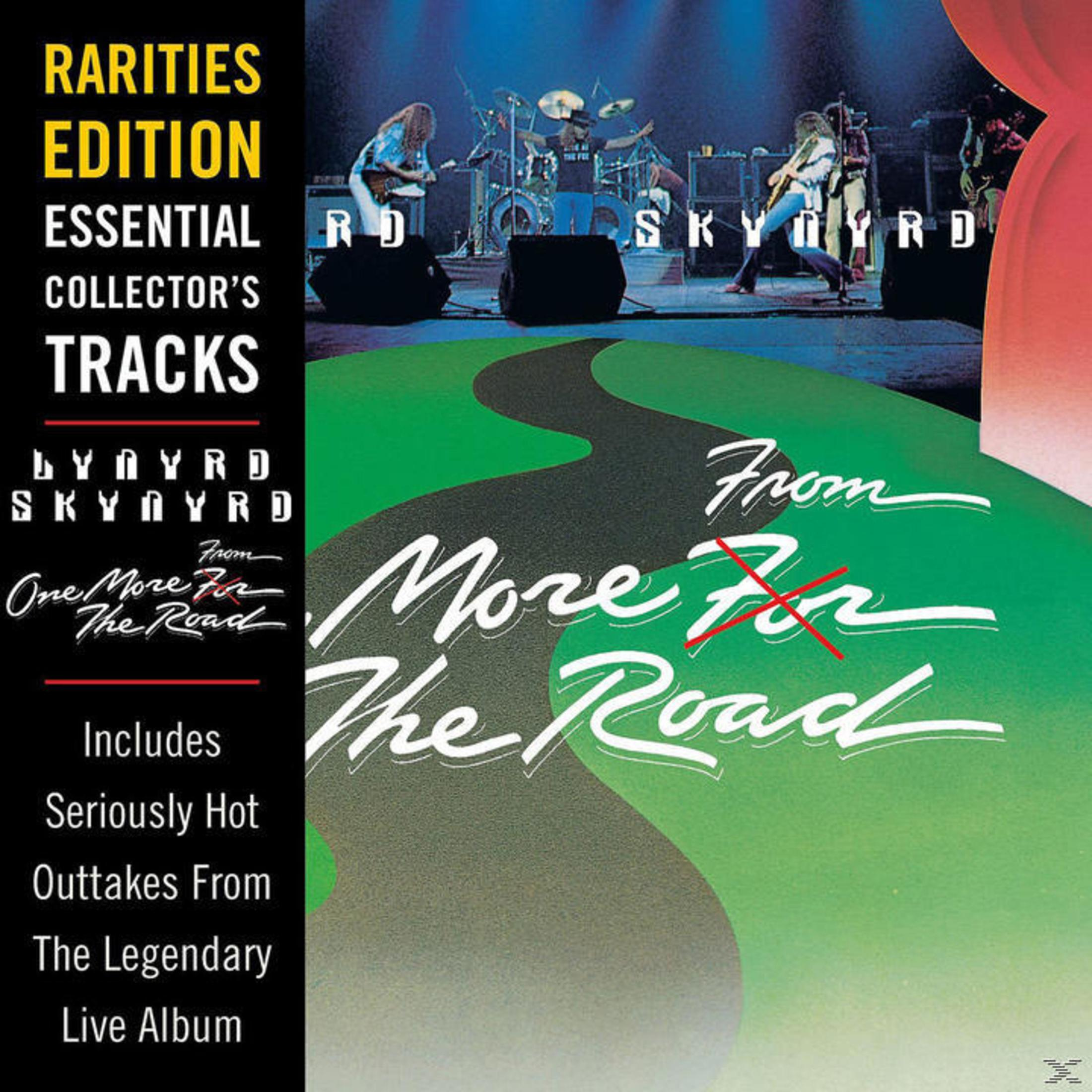 Lynyrd Skynyrd dal vivo sul palco, con testo "Rarities Edition".