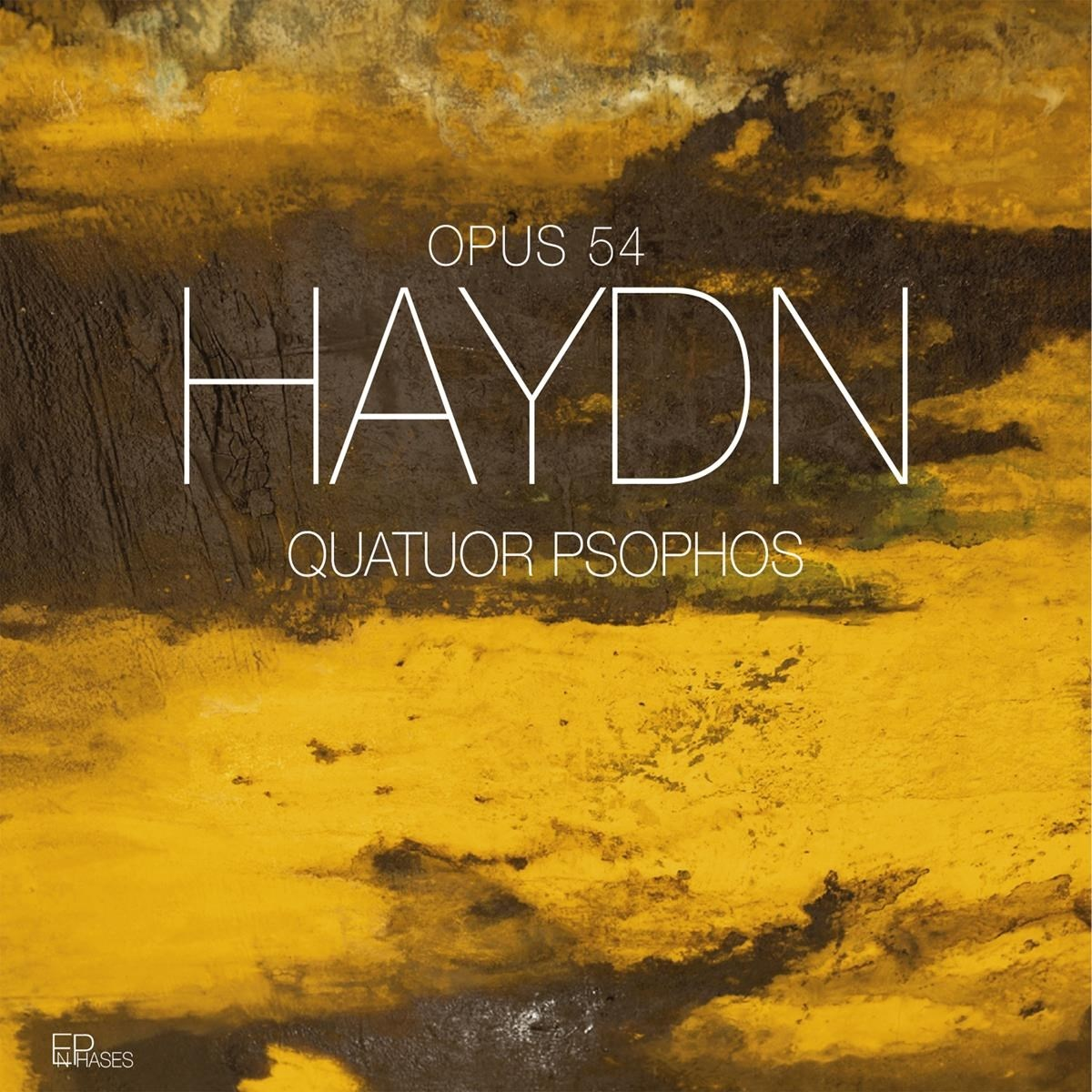 Copertina CD con il titolo HAYDN OPUS 54, QUATUOR PSOPHOS.