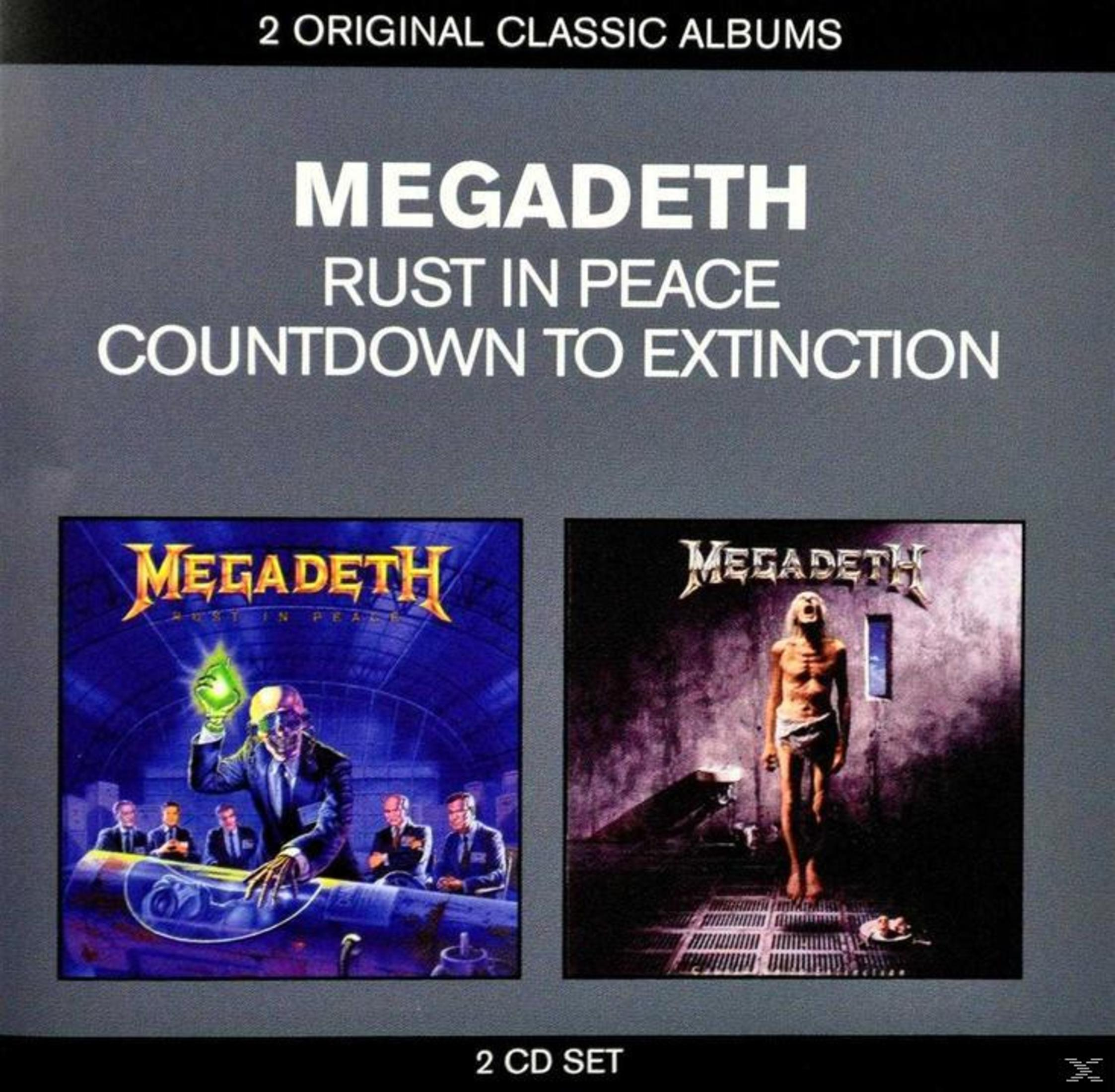 Set 2 CD Megadeth "Rust in Peace" e "Countdown to Extinction".