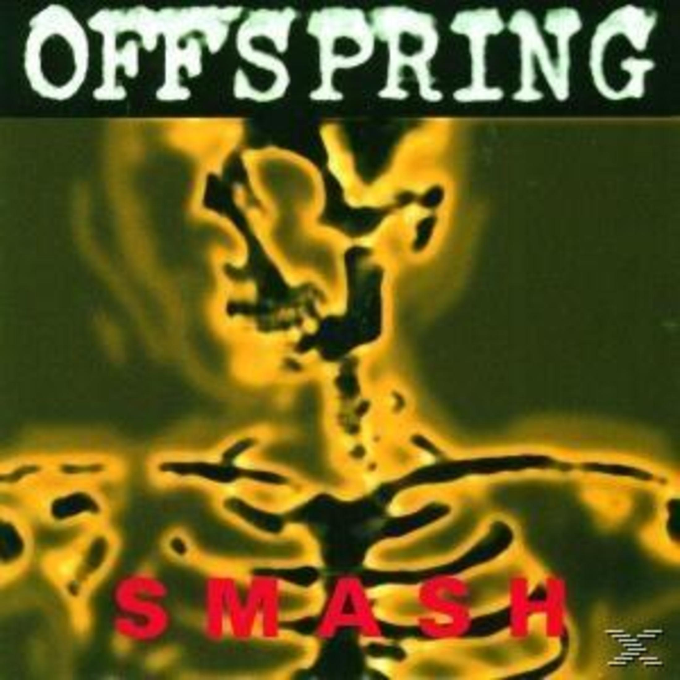 Copertina album con scheletro giallo su sfondo nero e nome band OFFSPRING.