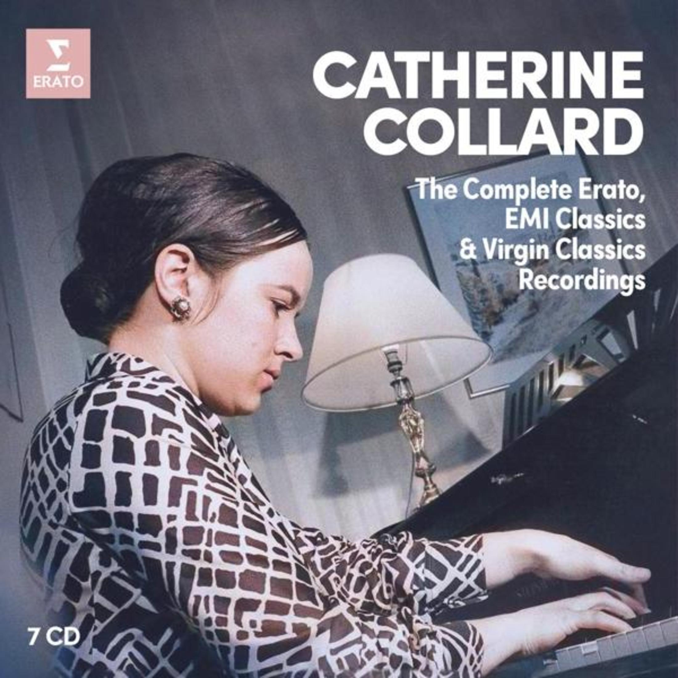Catherine Collard speelt piano, met "The Complete Erato, EMI Classics & Virgin Classics Recordings".