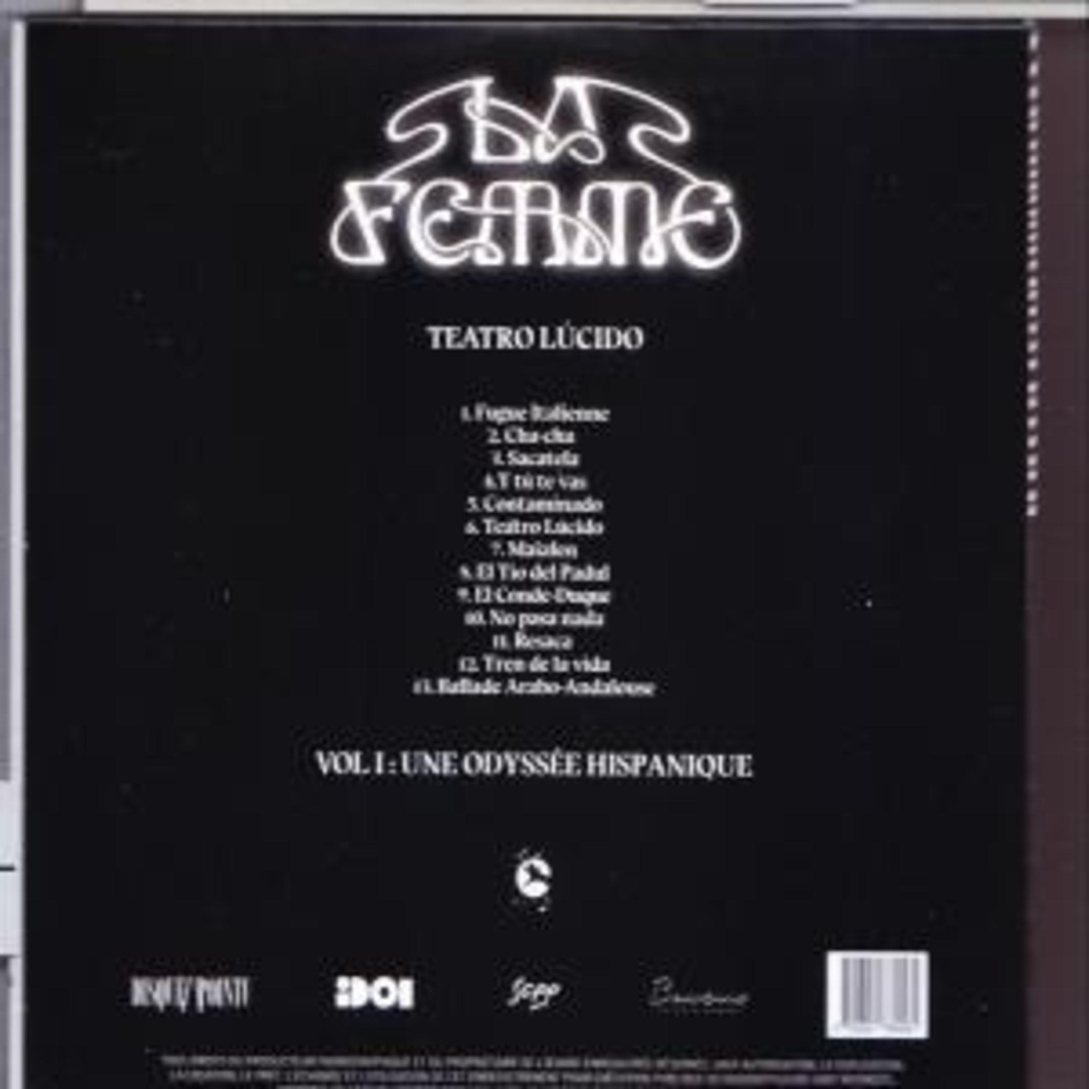 La copertina dell'album mostra il nome della band, il titolo dell'album e un elenco di tracce.