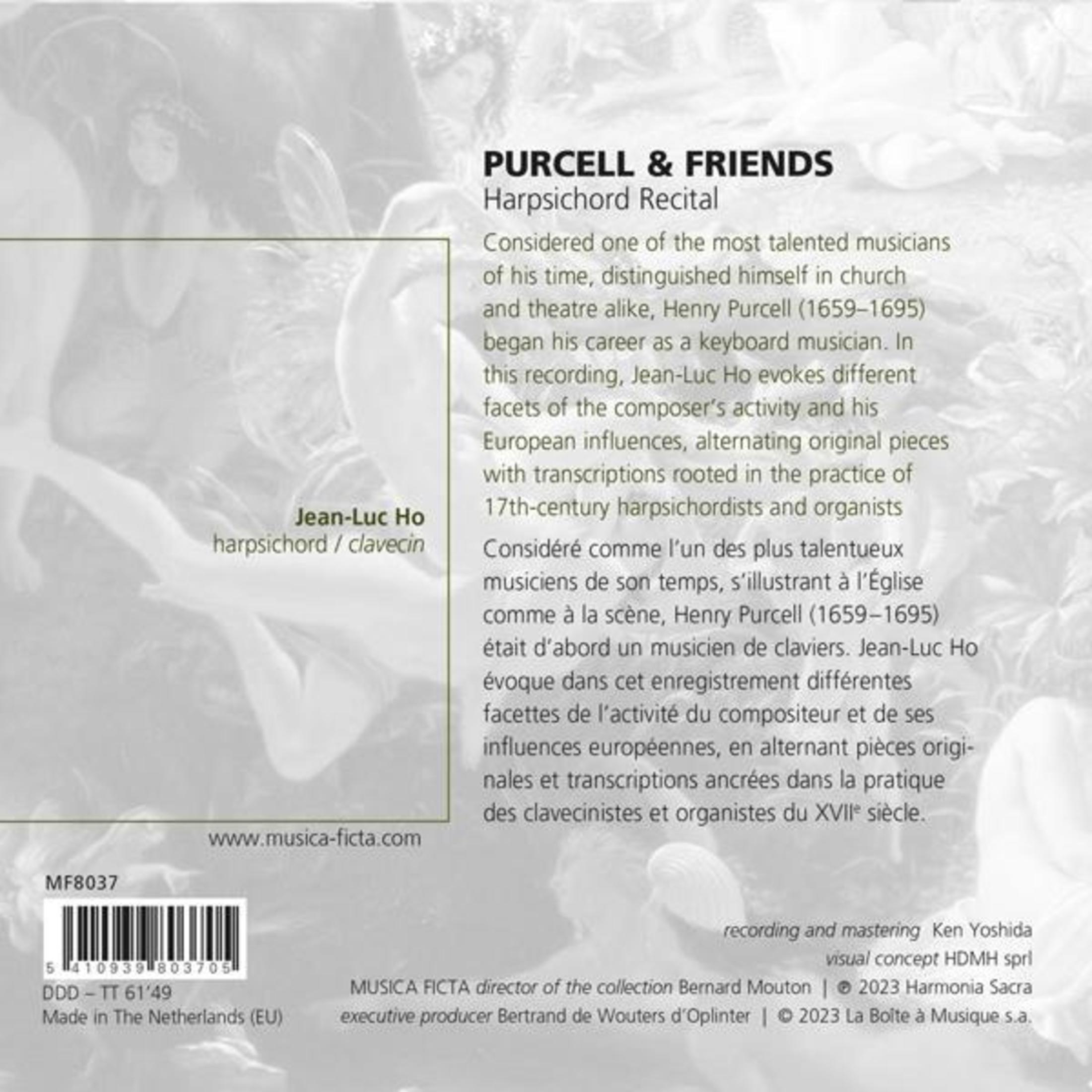 Copertina con titolo PURCELL & FRIENDS, Recital per Clavicembalo, Jean-Luc Ho.