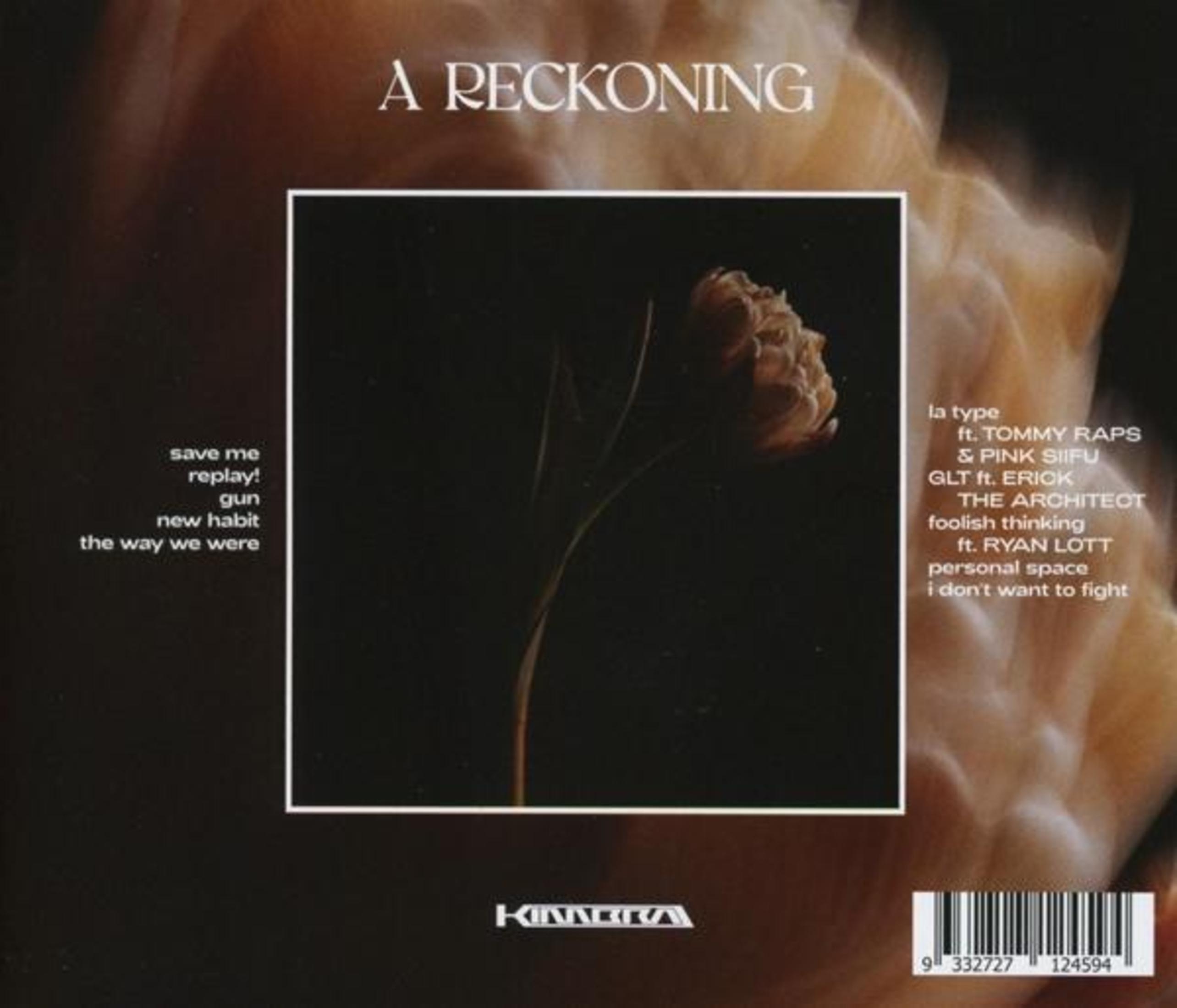 Copertina album intitolata 'A Reckoning' con un fiore.