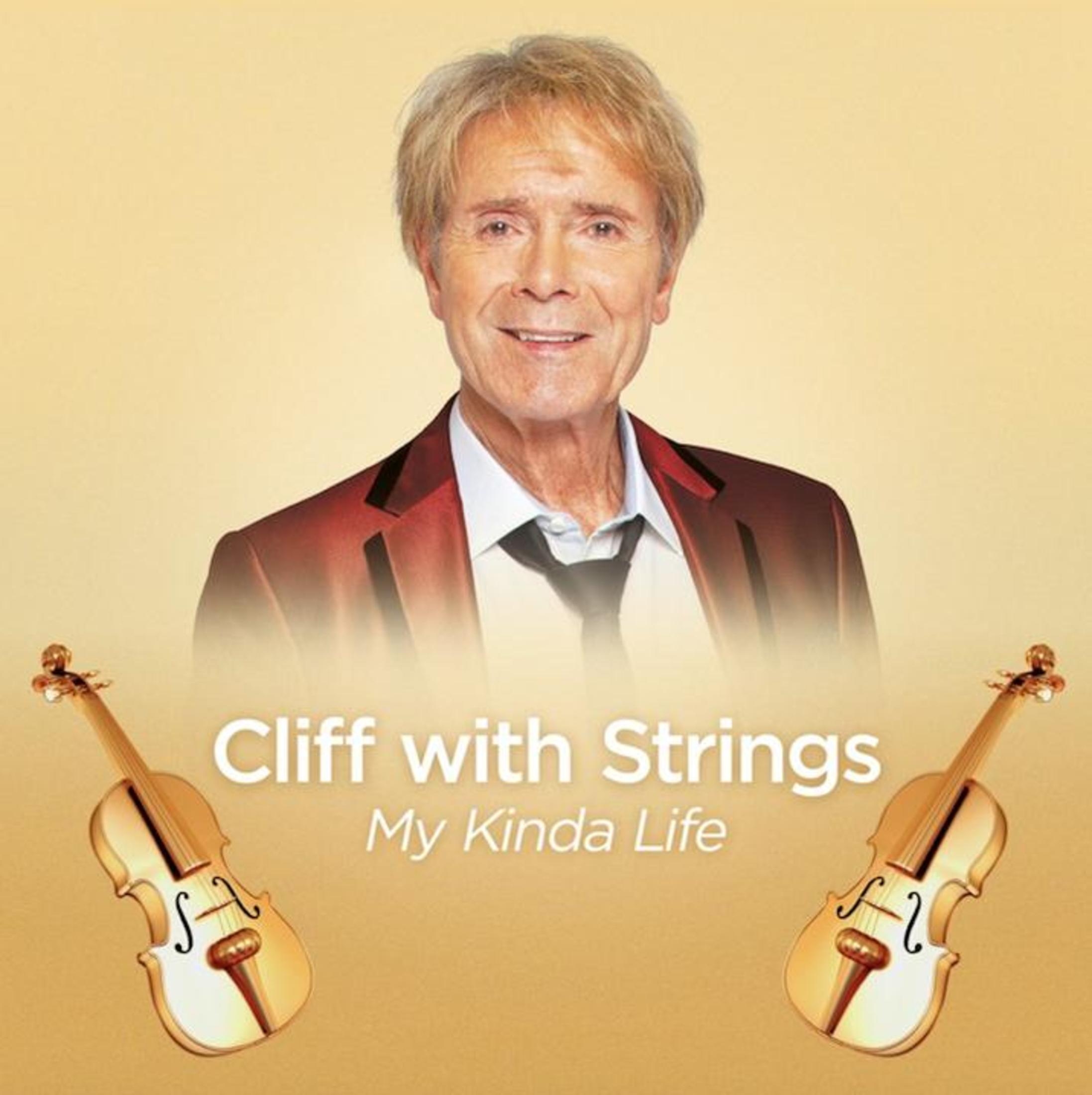 Cliff Richard con violini e titolo album.