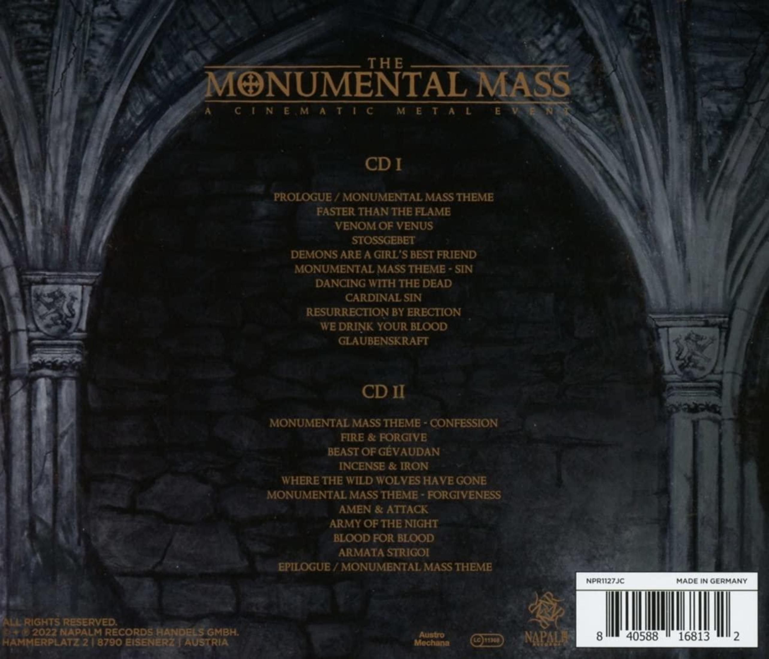Copertina CD con titolo album e tracklist su sfondo scuro.