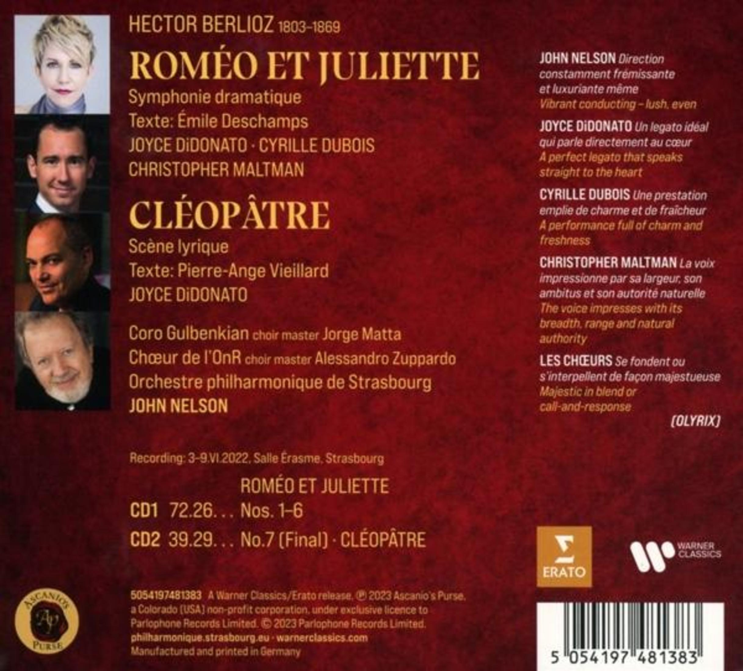 Copertina CD con ritratti di cantanti, titoli e codice a barre.