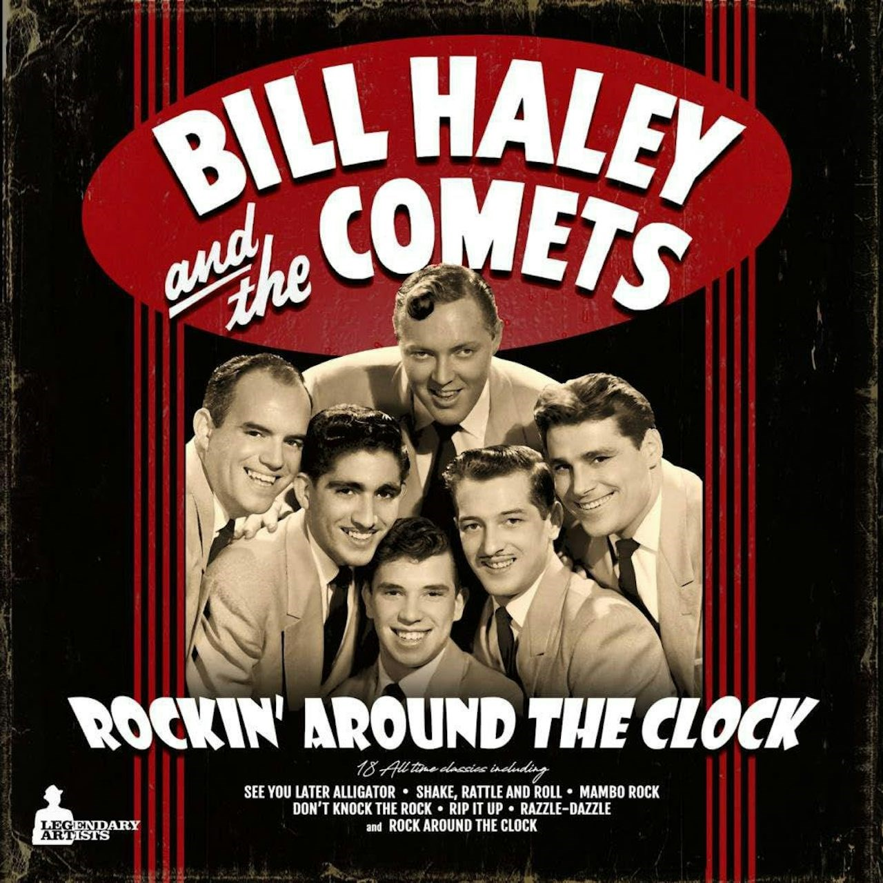 Copertina dell'album di Bill Haley & His Comets con foto della band.