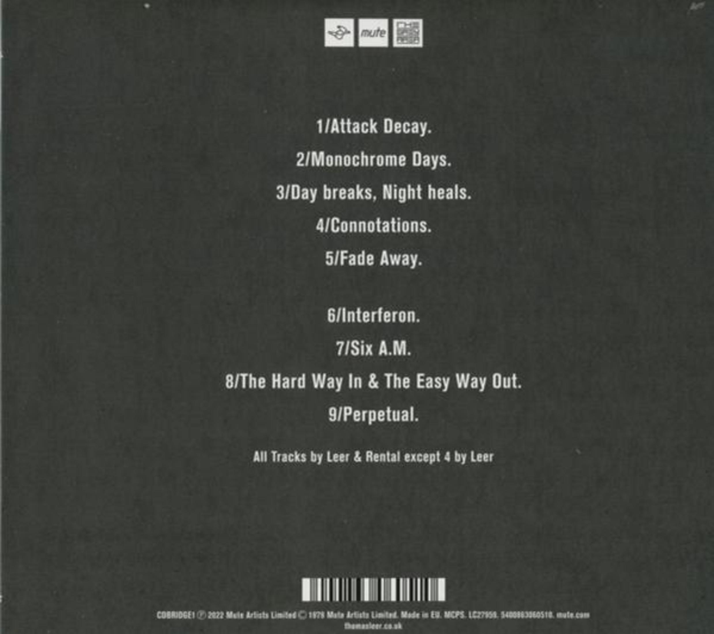 Elenco tracce: Attack Decay, Fade Away, Perpetual.