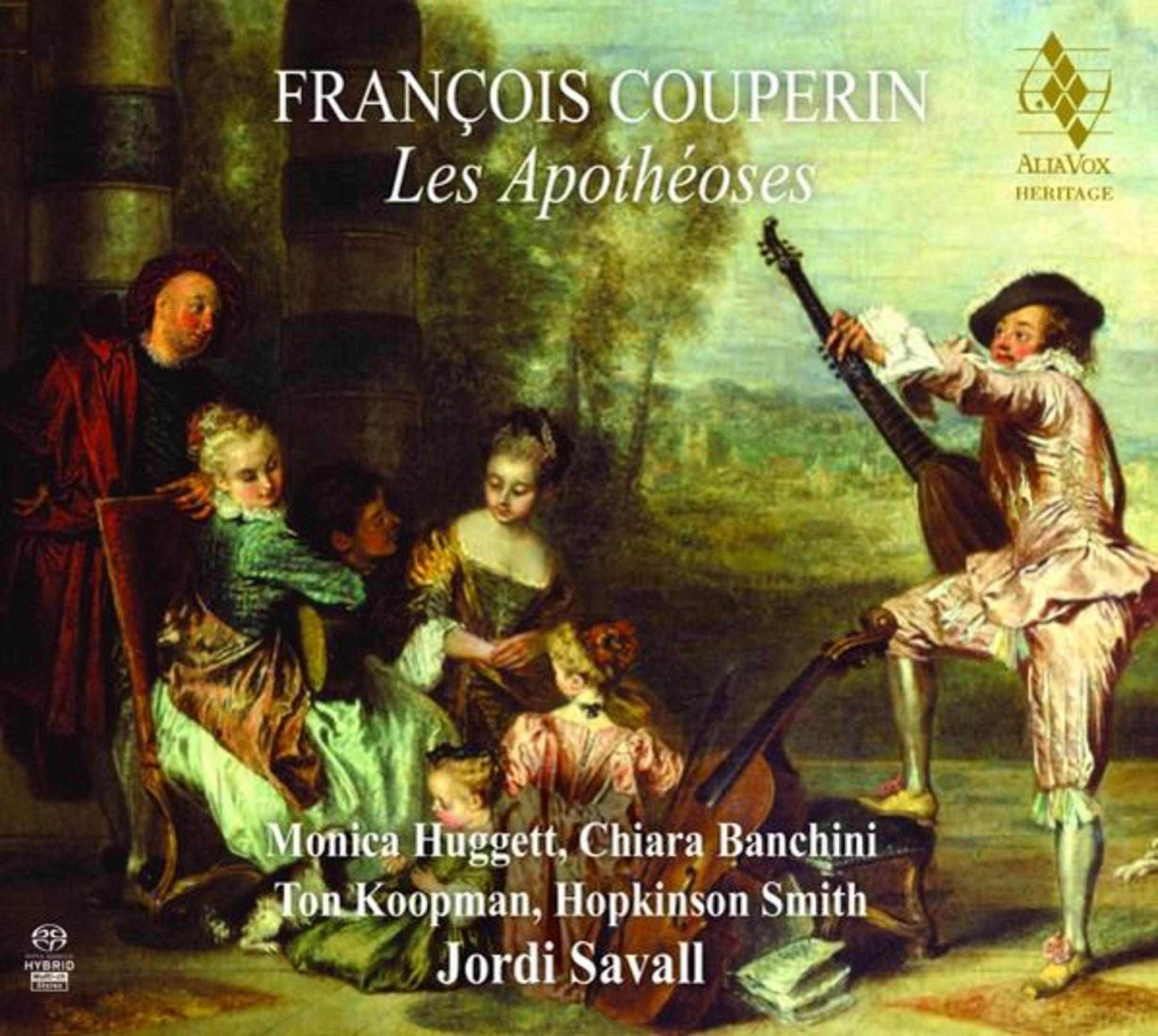 Scena barocca con musicisti e testo: FRANÇOIS COUPERIN Les Apotheoses
